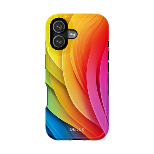 Rainbow Layers - iPhone MagSafe Tough Case