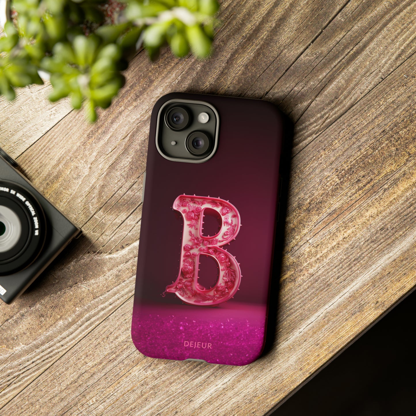 B Pink Roses - iPhone Tough Case