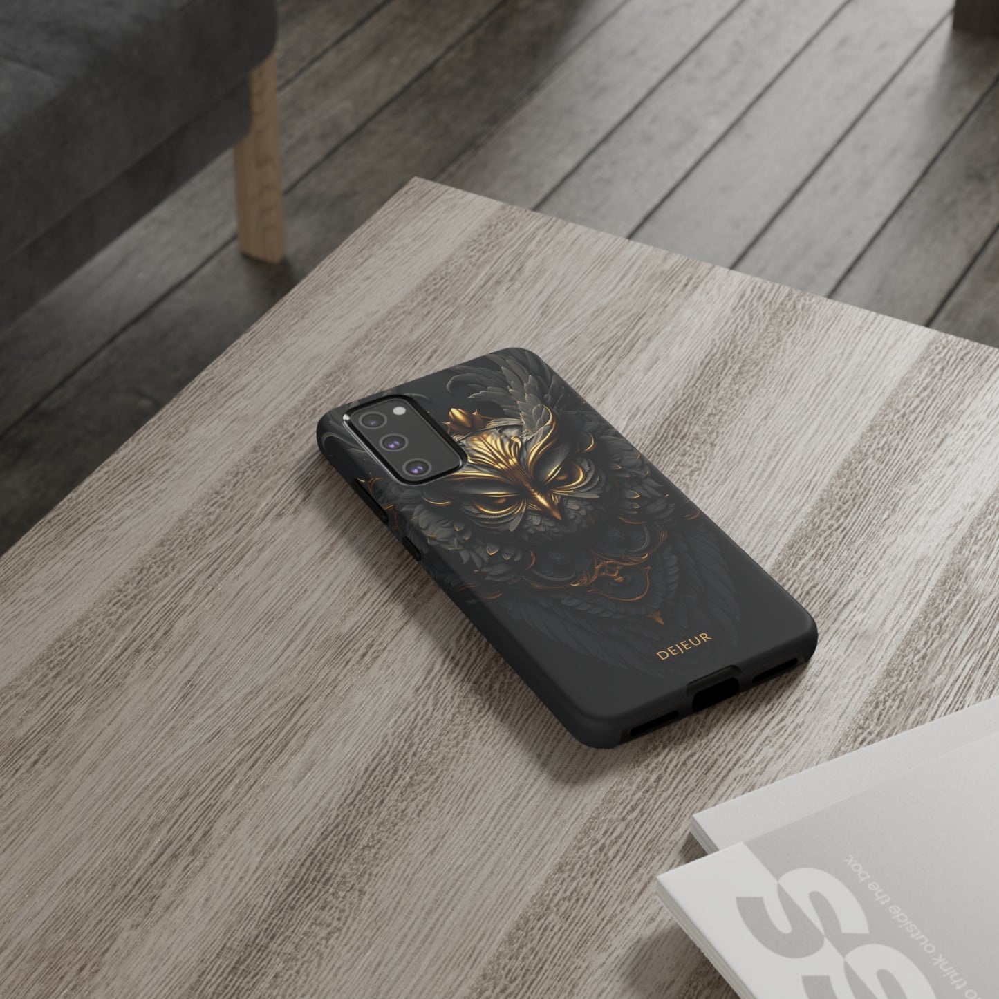 Golden Dark Owl - Samsung Galaxy Tough Case