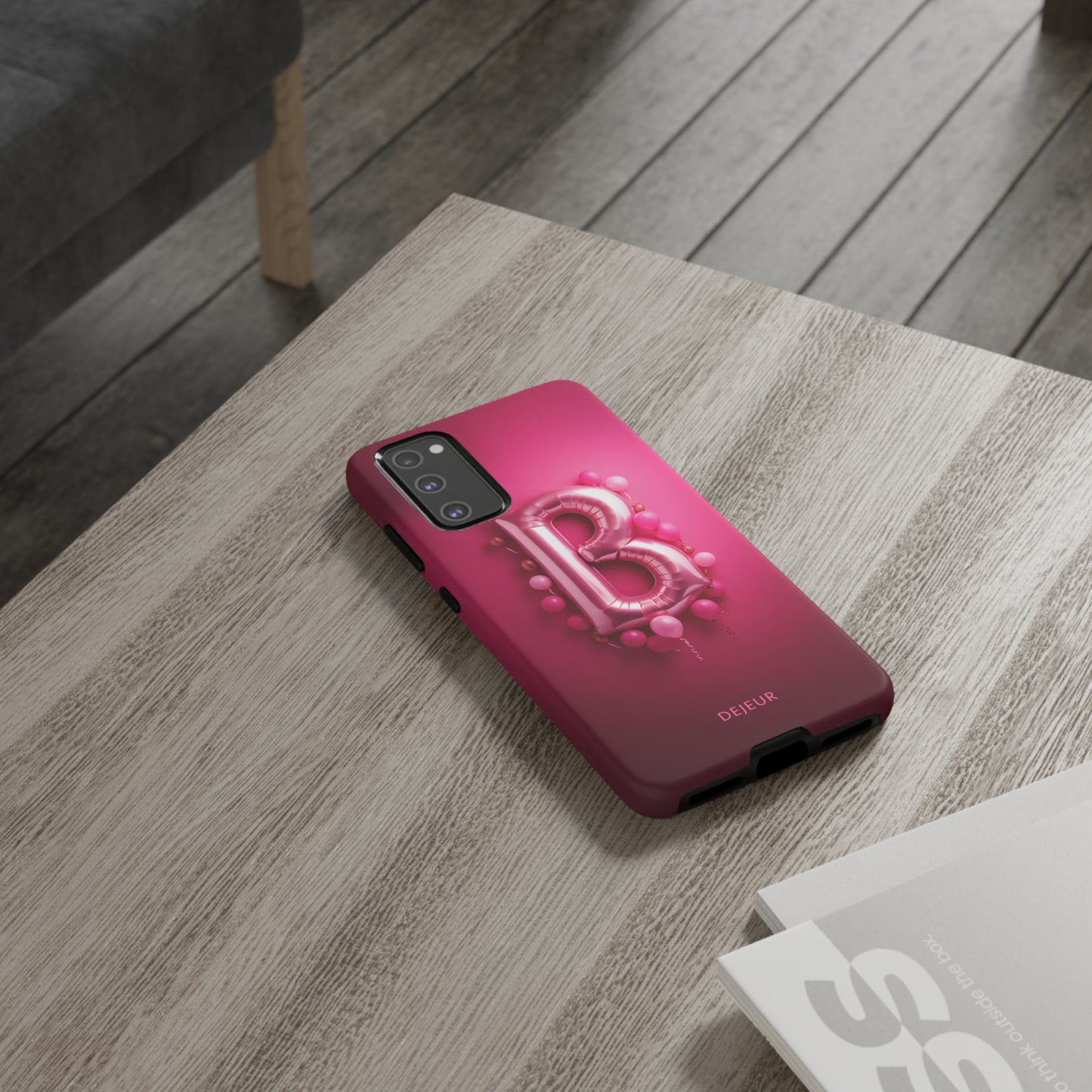 B Magenta Pink Balloons - Samsung Galaxy Tough Case