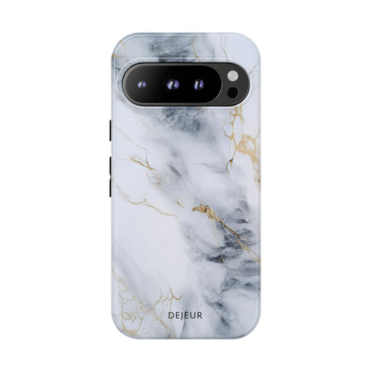 White Gold Marble - Google Pixel Tough Case