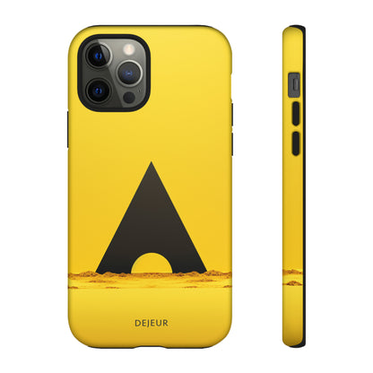 Sun Triangle Yellow - iPhone Tough Case