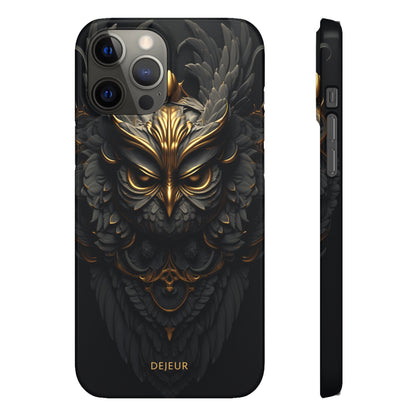 Golden Dark Owl - iPhone Snap Case