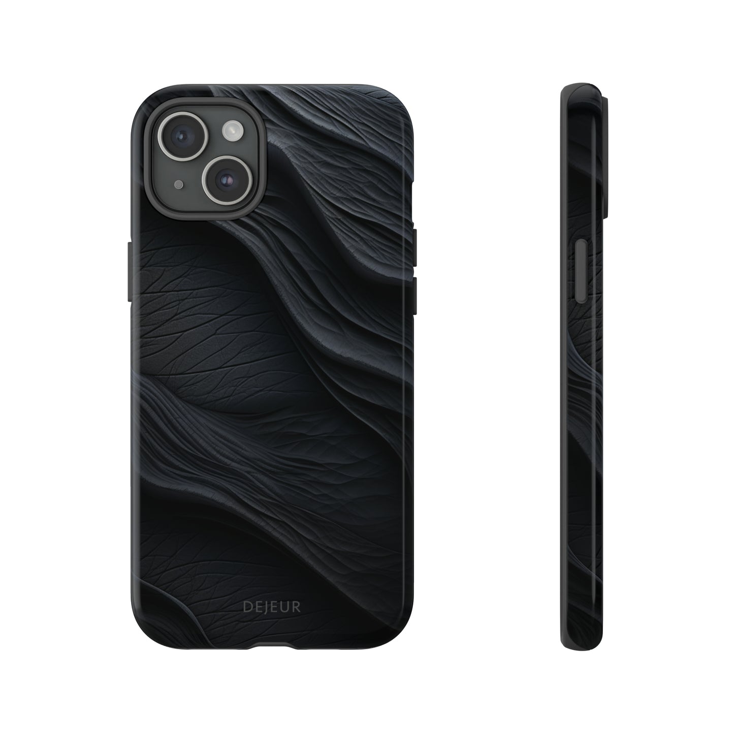 Charcoal Ripples - iPhone Tough Case