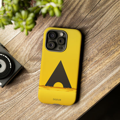 Sun Triangle Yellow - iPhone Tough Case