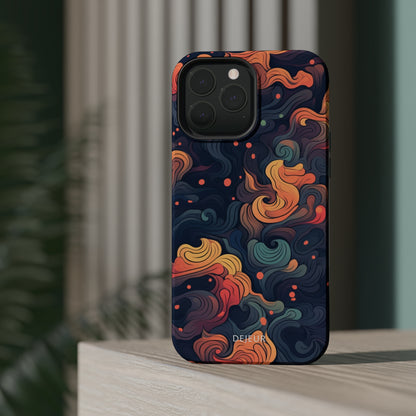 Fox Tail Swirls - iPhone MagSafe Tough Case