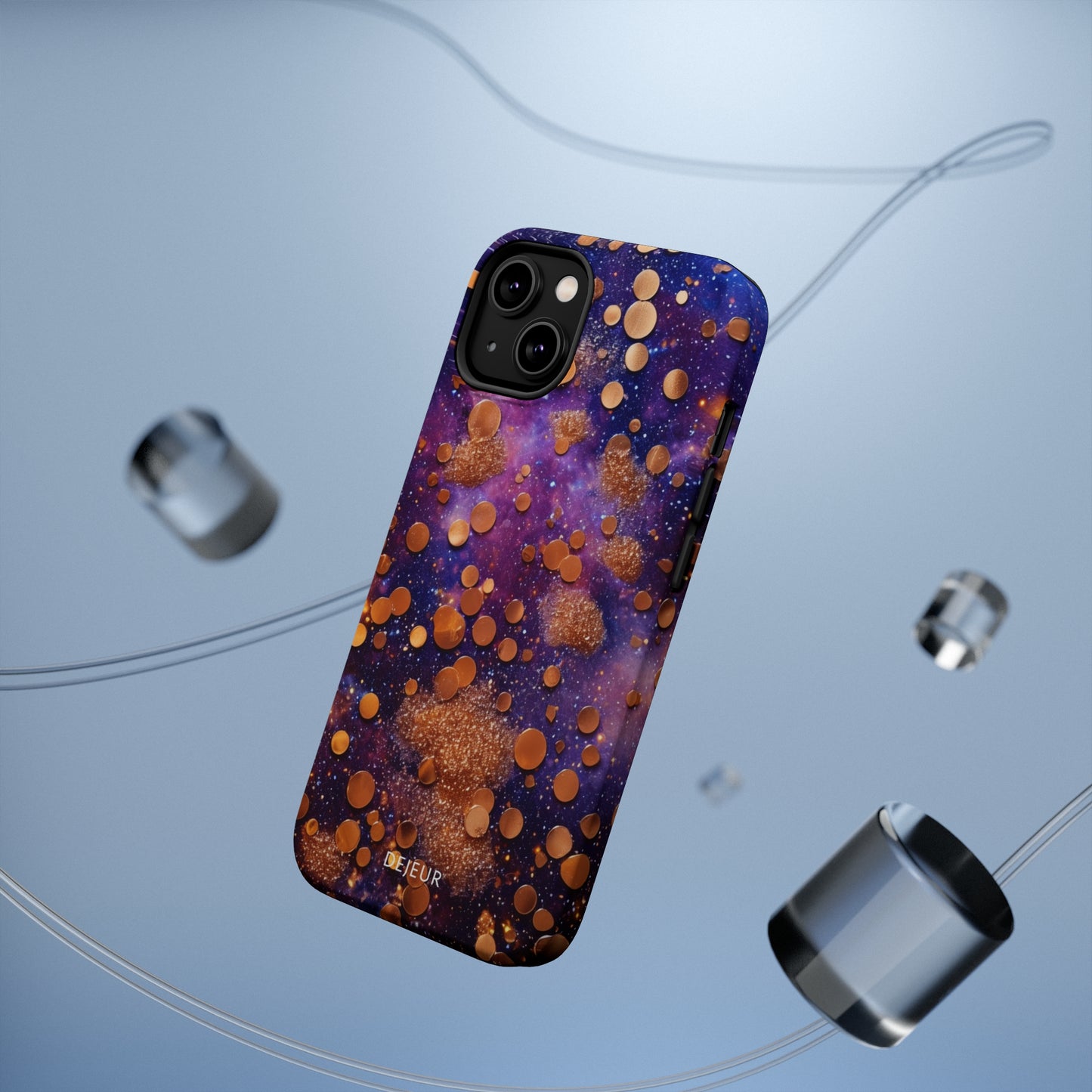 Cosmic Glitter Circles - iPhone MagSafe Tough Case