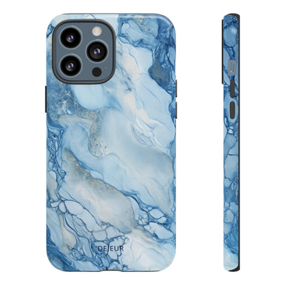 Sky Blue Marble - iPhone Tough Case