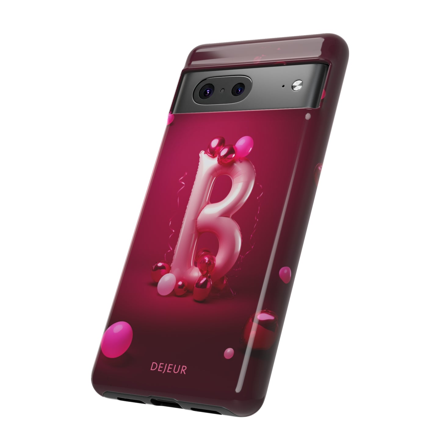 B Pink Party Balloons - Google Pixel Tough Case