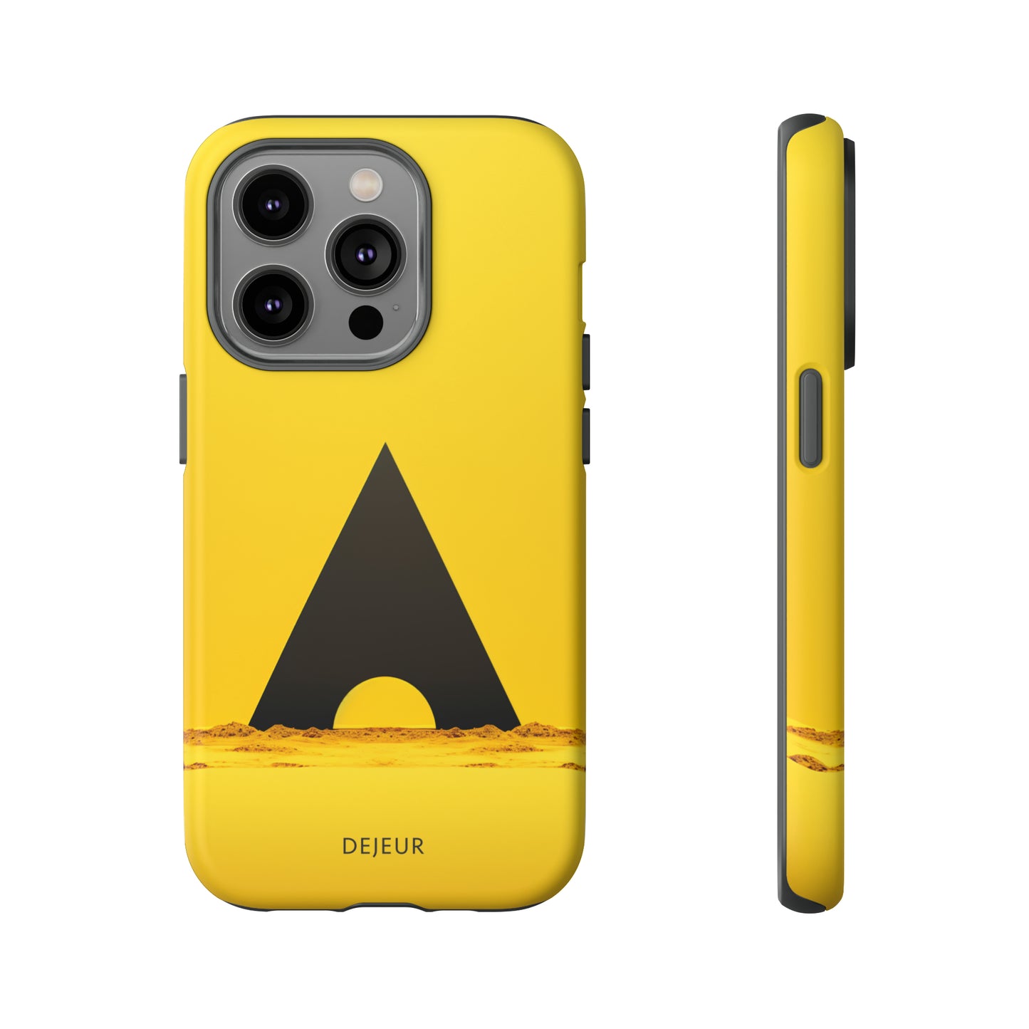 Sun Triangle Yellow - iPhone Tough Case