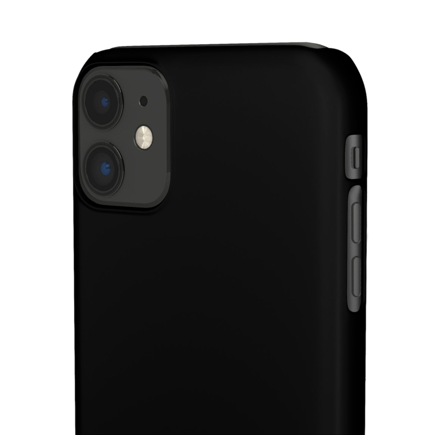 Pure Black - iPhone Snap Case