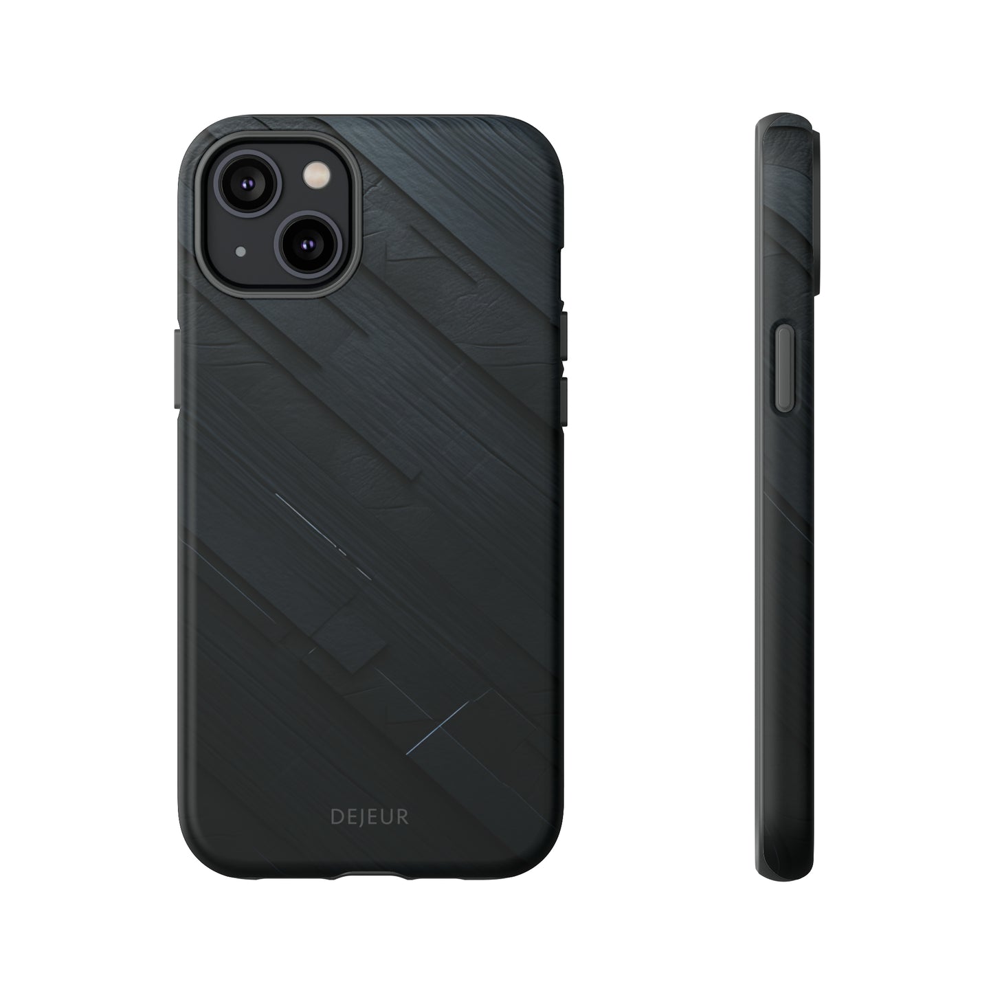 Synthetic Black Graphite - iPhone Tough Case