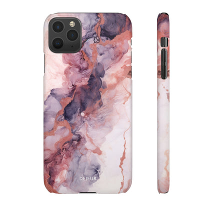 Royal Purple Marble - iPhone Snap Case