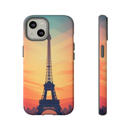 Eiffel Tower Sunset - iPhone Tough Case