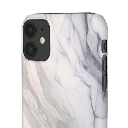 Light Cloud Marble - iPhone Snap Case