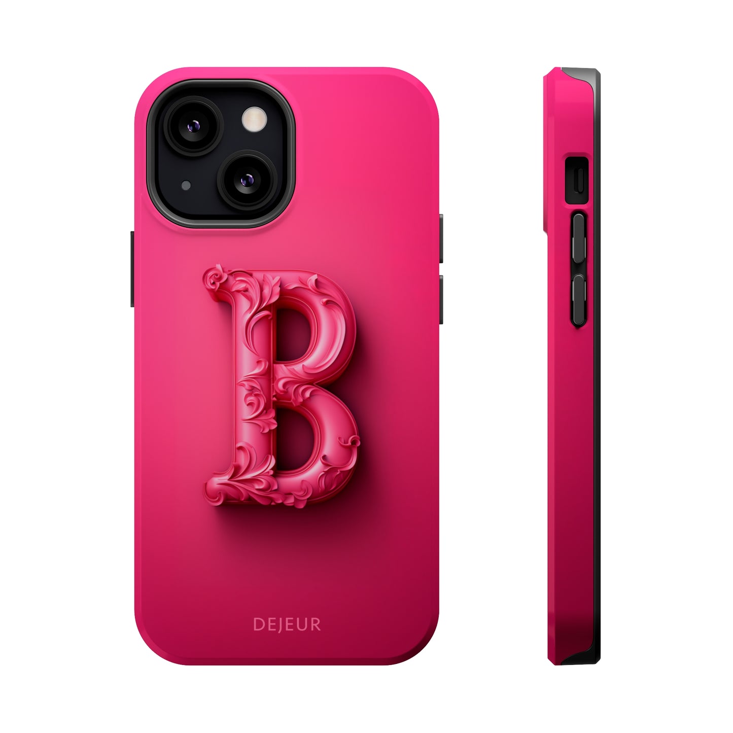 B Hot Pink - iPhone MagSafe Tough Case