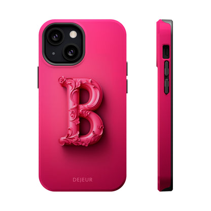 B Hot Pink - iPhone MagSafe Tough Case