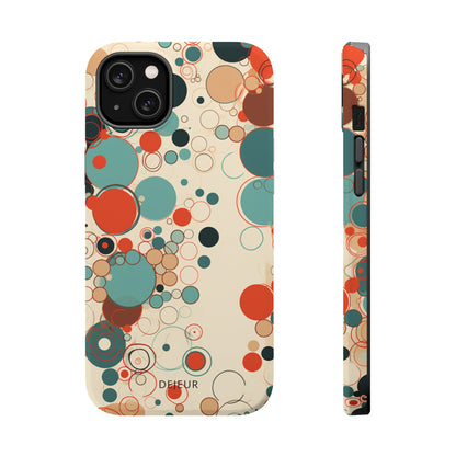 Pastel Line Circles - iPhone MagSafe Tough Case