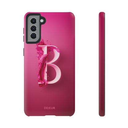 B Hot Pink Splash - Samsung Galaxy Tough Case