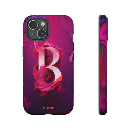 B Pink Splash - iPhone Tough Case