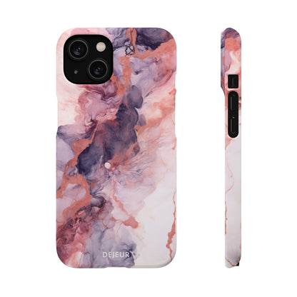 Royal Purple Marble - iPhone Snap Case