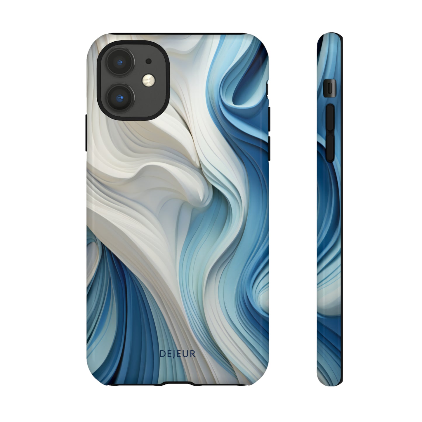 Blue Cream Ripple - iPhone Tough Case