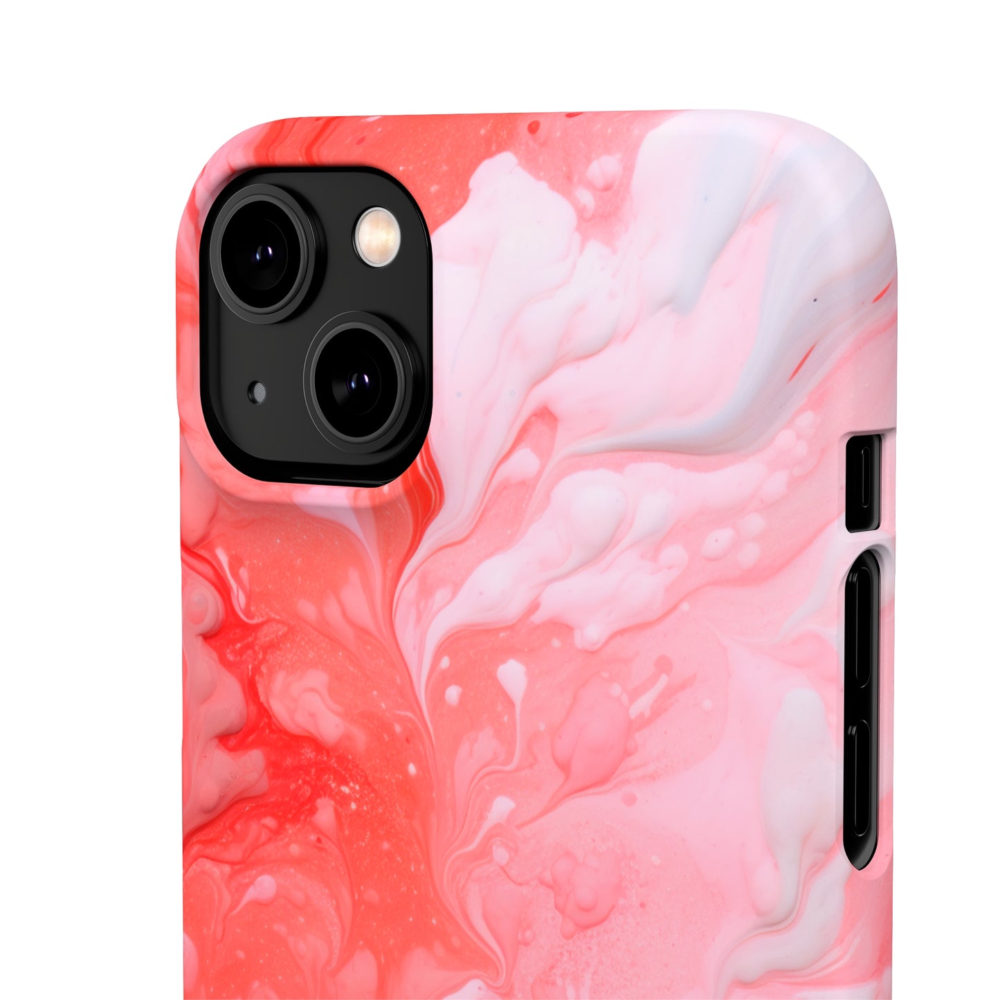 Rose Pink Marble - iPhone Snap Case