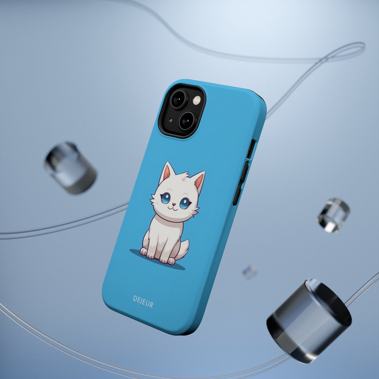 Little Blue Eyed Cat - iPhone MagSafe Tough Case