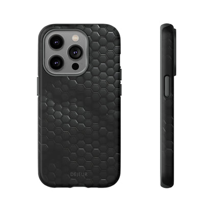 Black Carbon Matrix - iPhone Tough Case