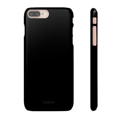 Pure Black - iPhone Snap Case