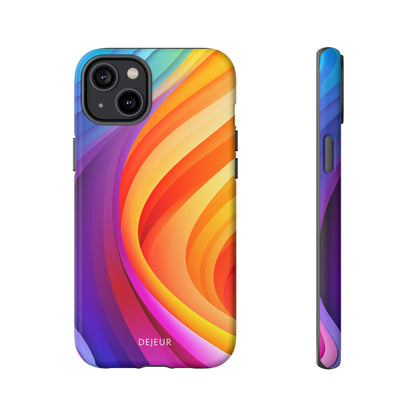 Rainbow Waves - iPhone Tough Case