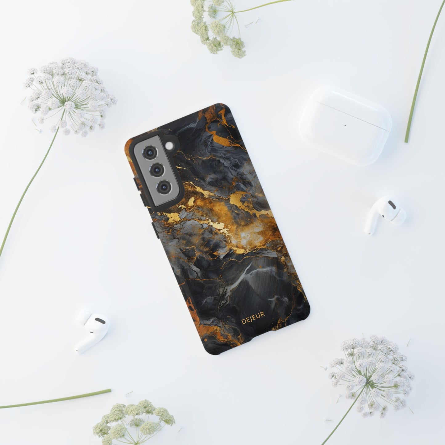 Platinum Gold Marble - Samsung Galaxy Tough Case