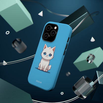 Little Blue Eyed Cat - iPhone MagSafe Tough Case