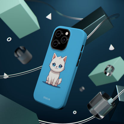 Little Blue Eyed Cat - iPhone MagSafe Tough Case