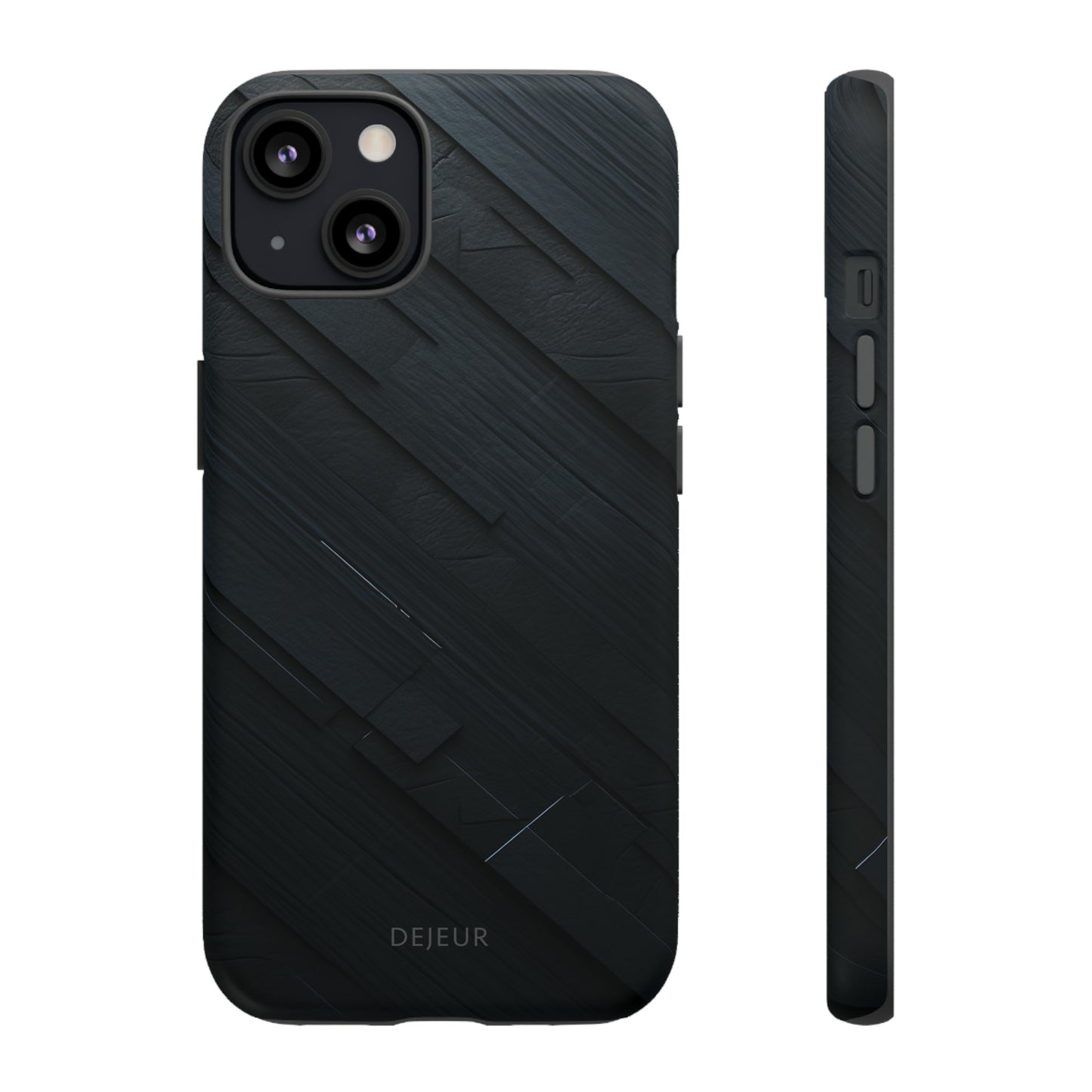 Synthetic Black Graphite - iPhone Tough Case