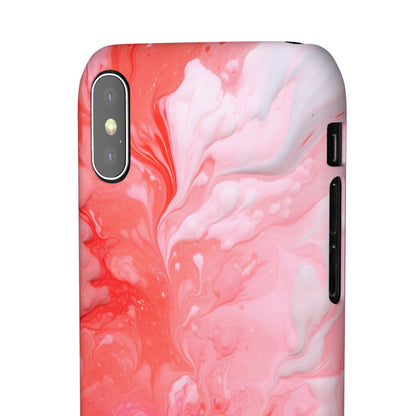 Rose Pink Marble - iPhone Snap Case