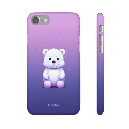 Violet Bear - iPhone Snap Case