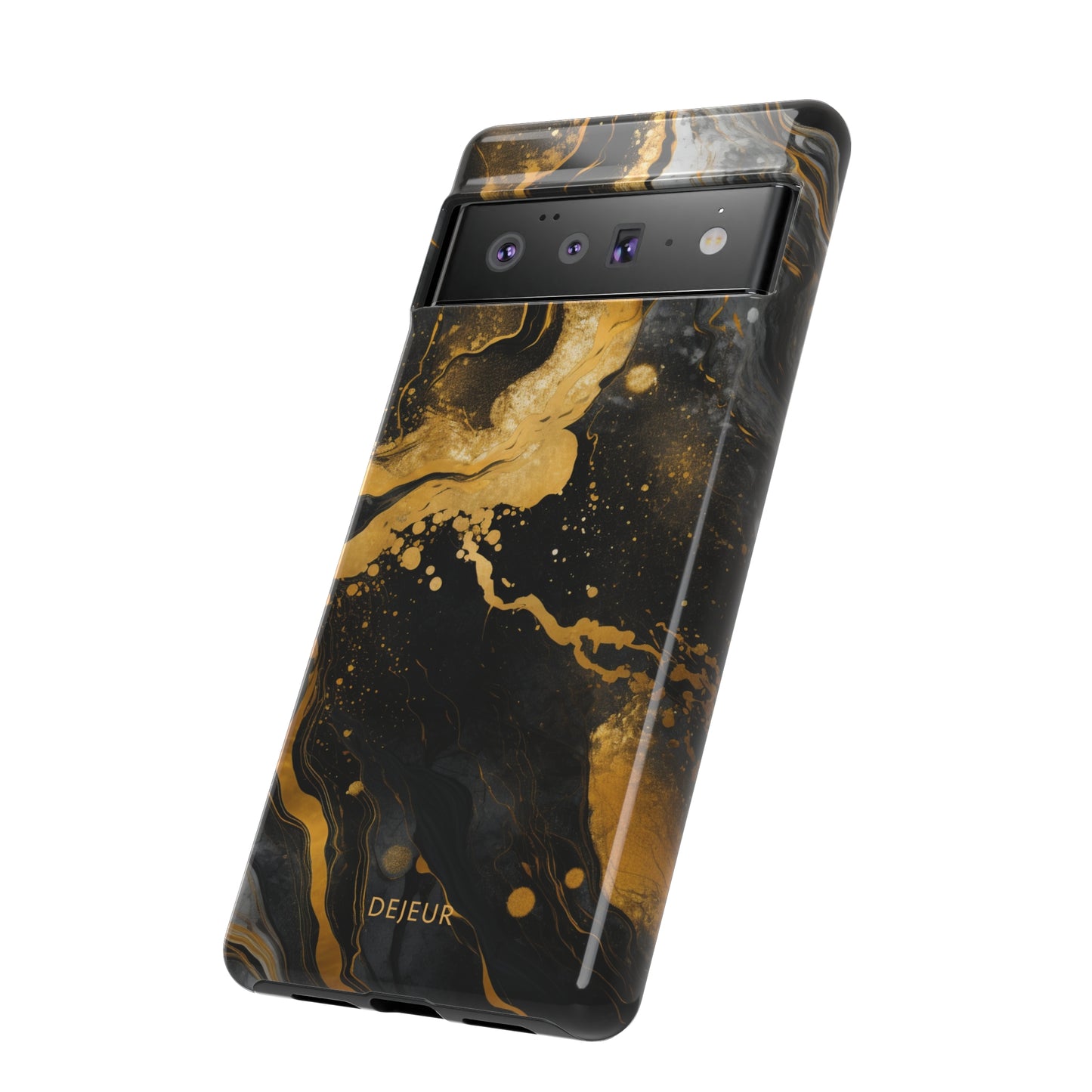 Gold & Black Marble - Google Pixel Tough Case