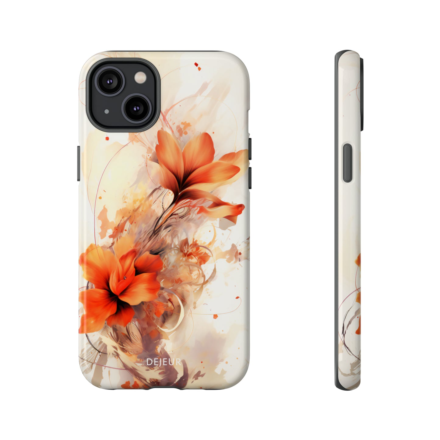 Classic Floral Beige - iPhone Tough Case