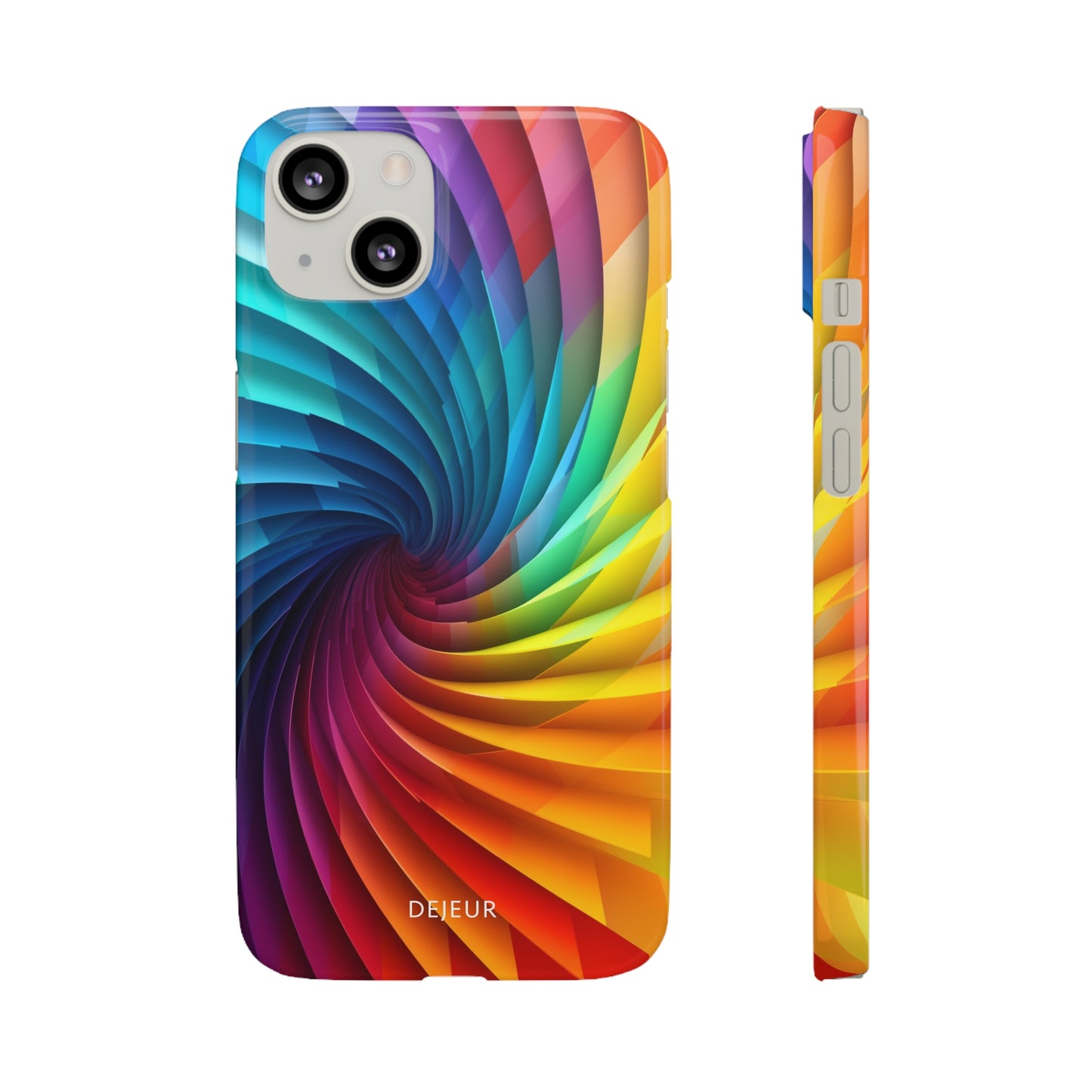 Rainbow Spiral - iPhone Snap Case