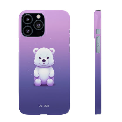 Violet Bear - iPhone Snap Case