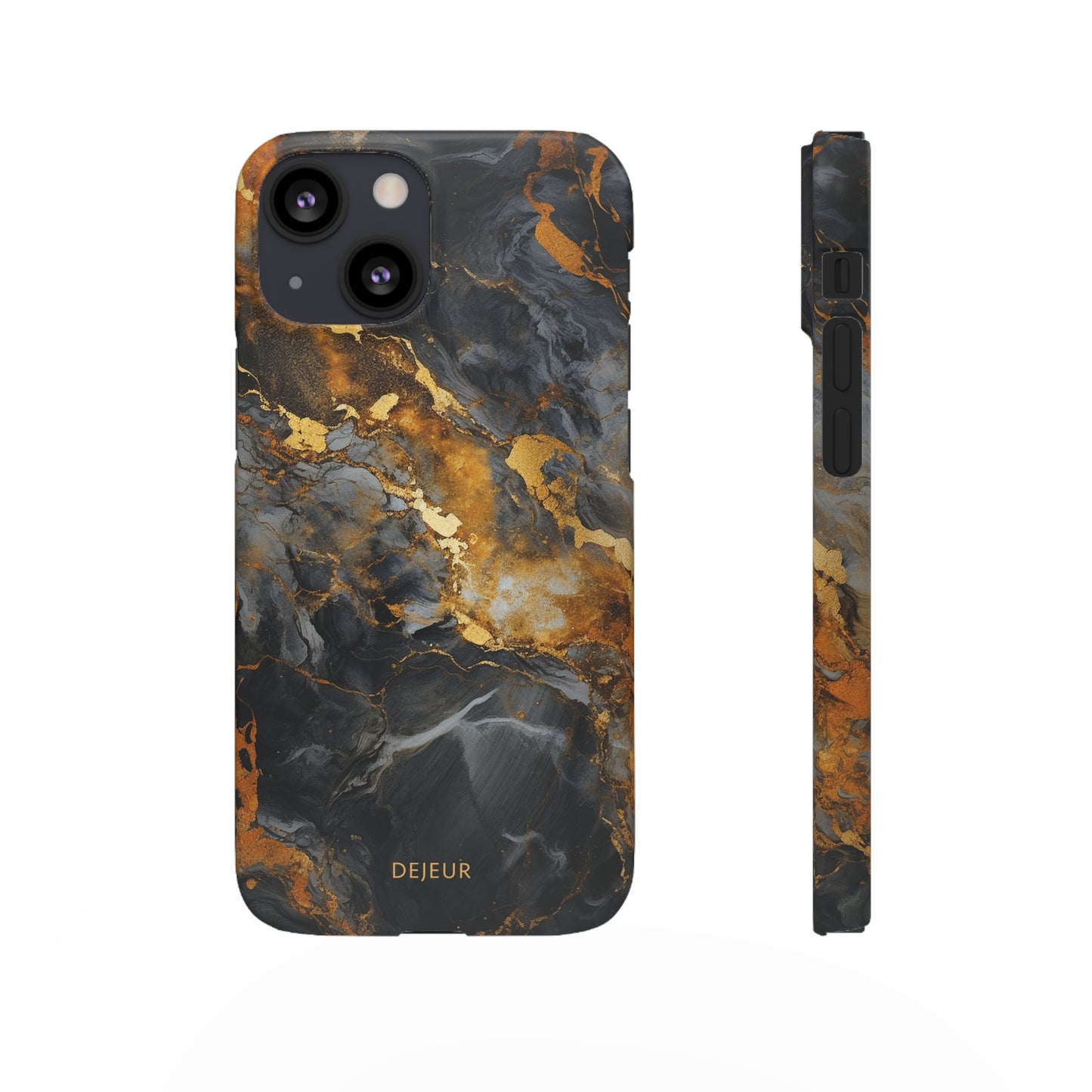 Platinum Gold Marble - iPhone Snap Case