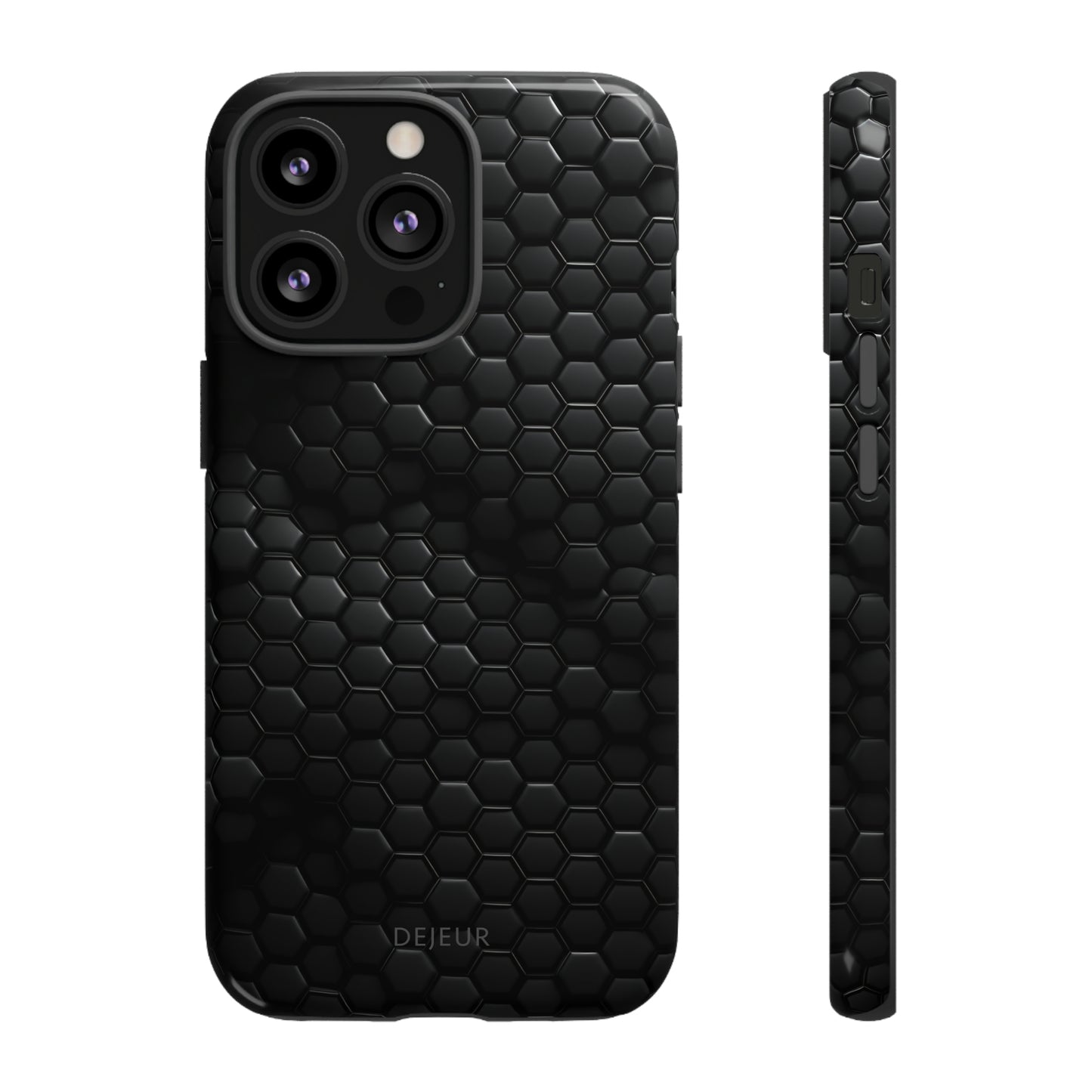 Black Carbon Matrix - iPhone Tough Case