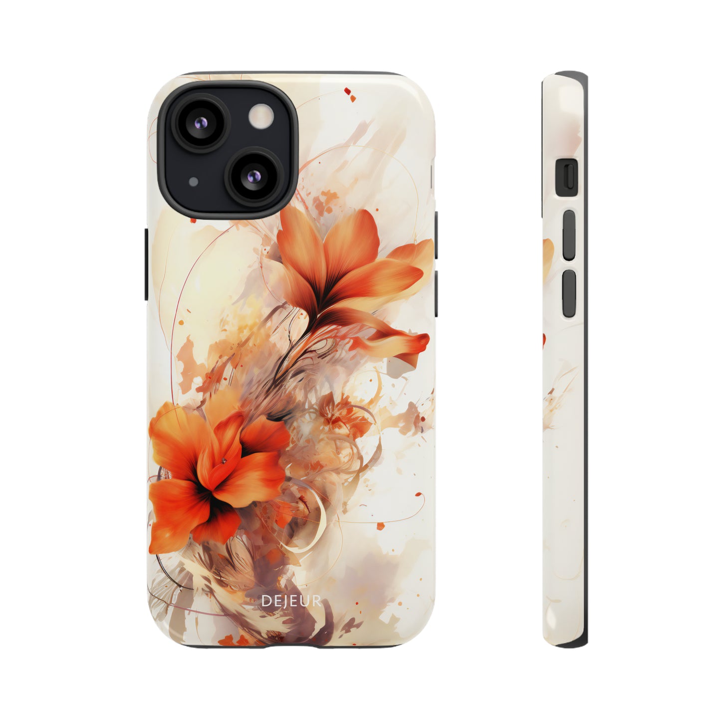 Classic Floral Beige - iPhone Tough Case