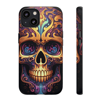 Paisley Skull - iPhone Tough Case