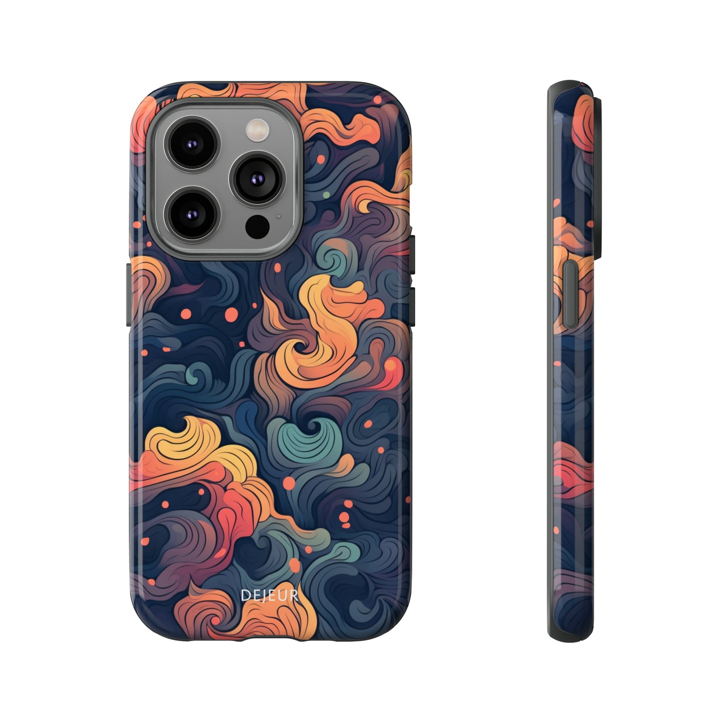 Fox Tail Swirls - iPhone Tough Case