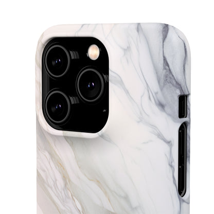 Light Cloud Marble - iPhone Snap Case