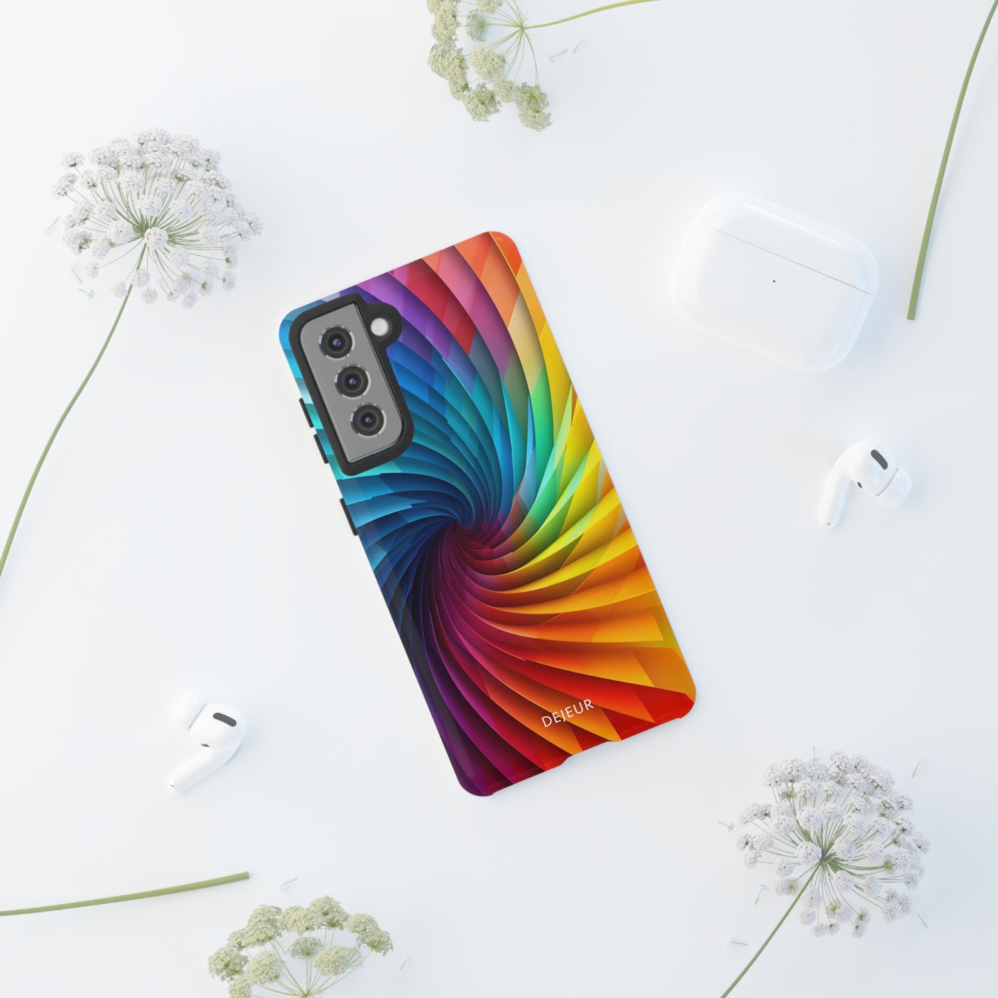 Rainbow Spiral - Samsung Galaxy Tough Case