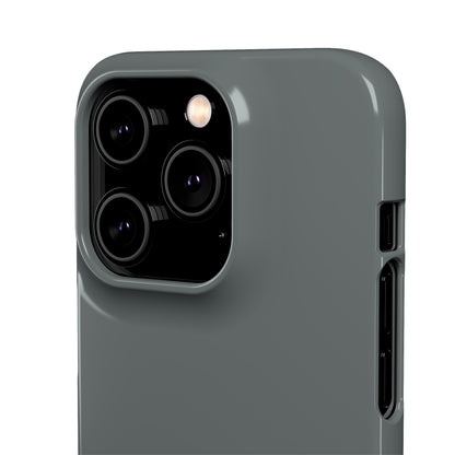 Graphite Grey B - iPhone Snap Case