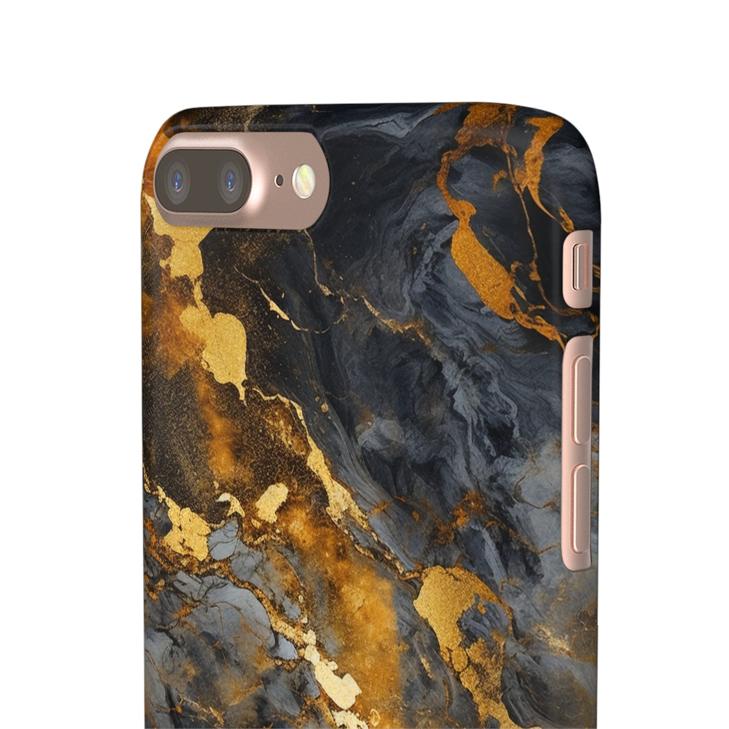 Platinum Gold Marble - iPhone Snap Case